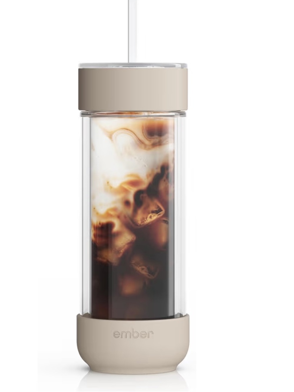 Ember Glass Iced Coffee Tumbler